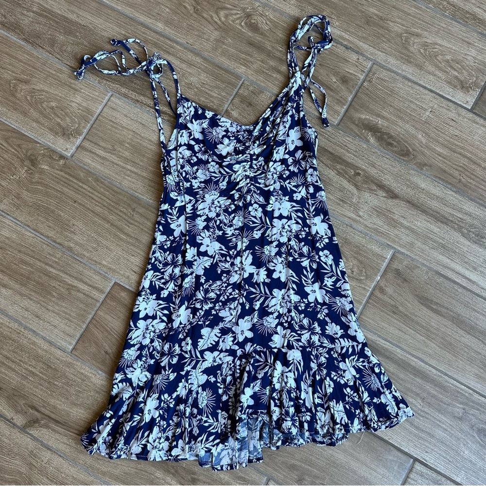 Navy blue sun dress